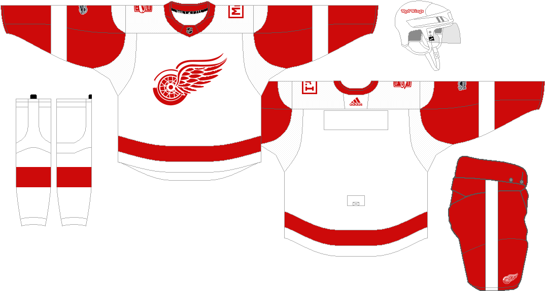 Picture - Detroit Red Wings (1100x600), Png Download