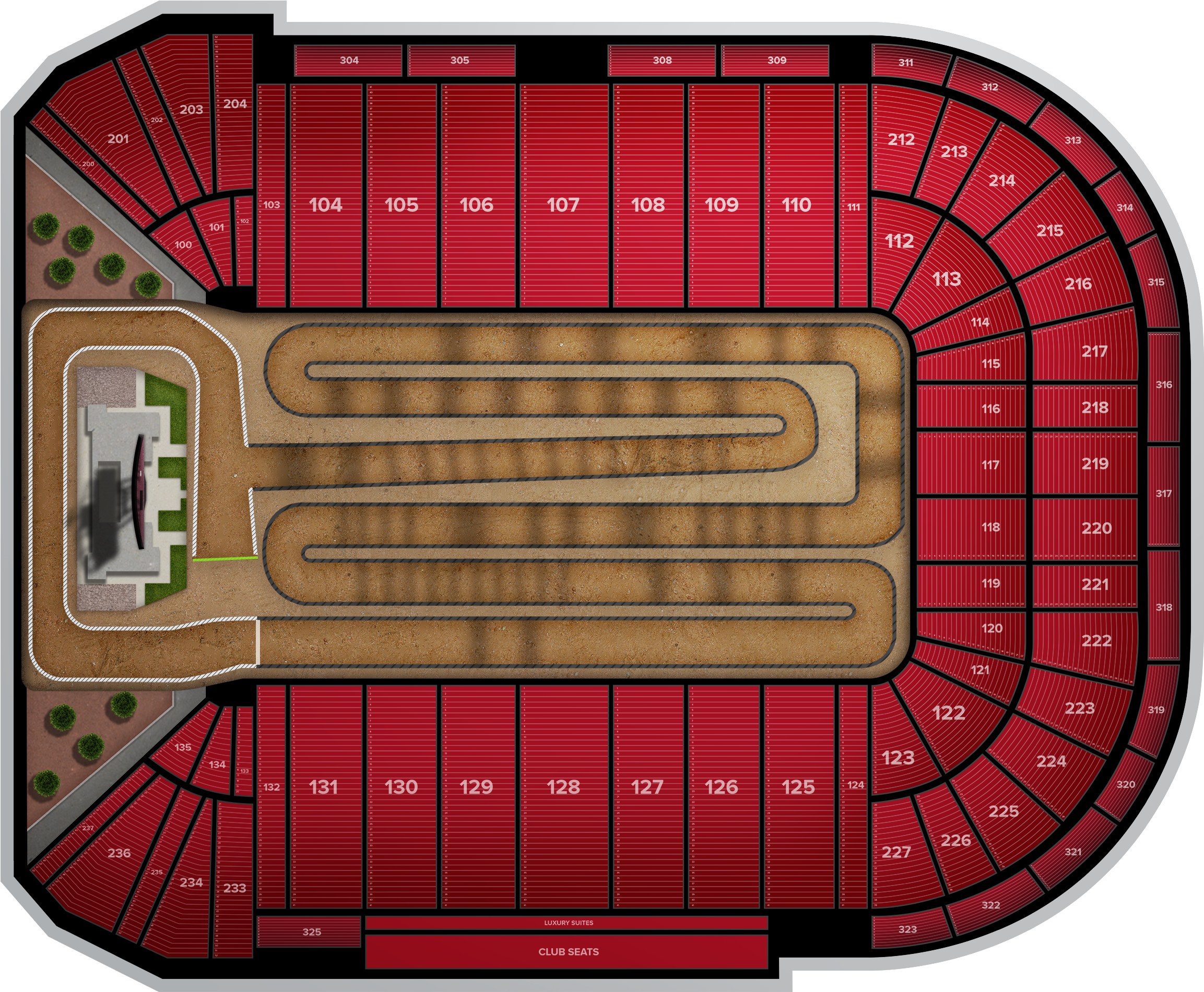 Sam Boyd Stadium (2560x1936), Png Download