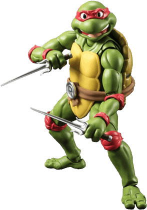 Teenage Mutant Ninja Turtles - Bandai Tmnt Raphael Sh Figuarts Action Figure (600x600), Png Download