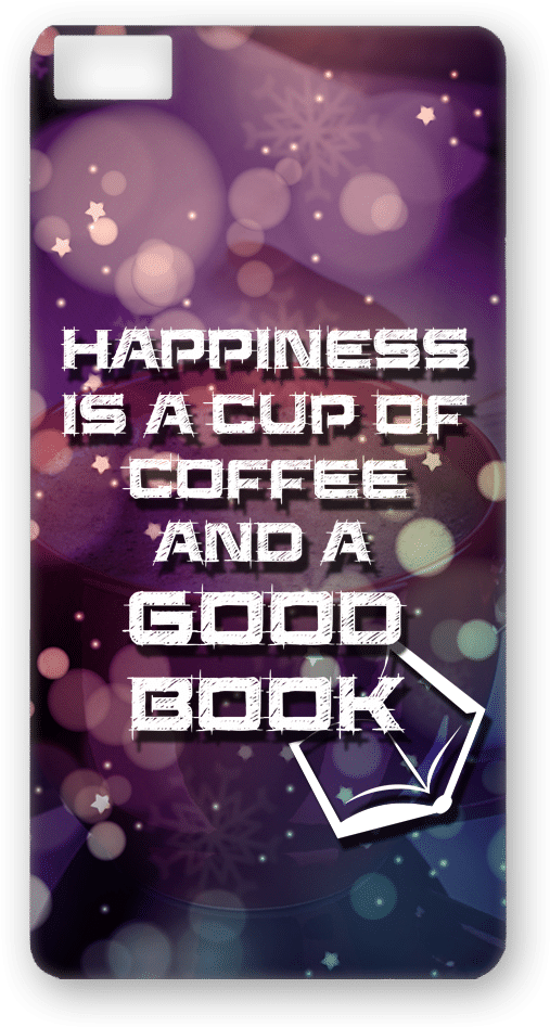 Happiness Is A Cup Of Coffee - Graphic Design (600x1050), Png Download