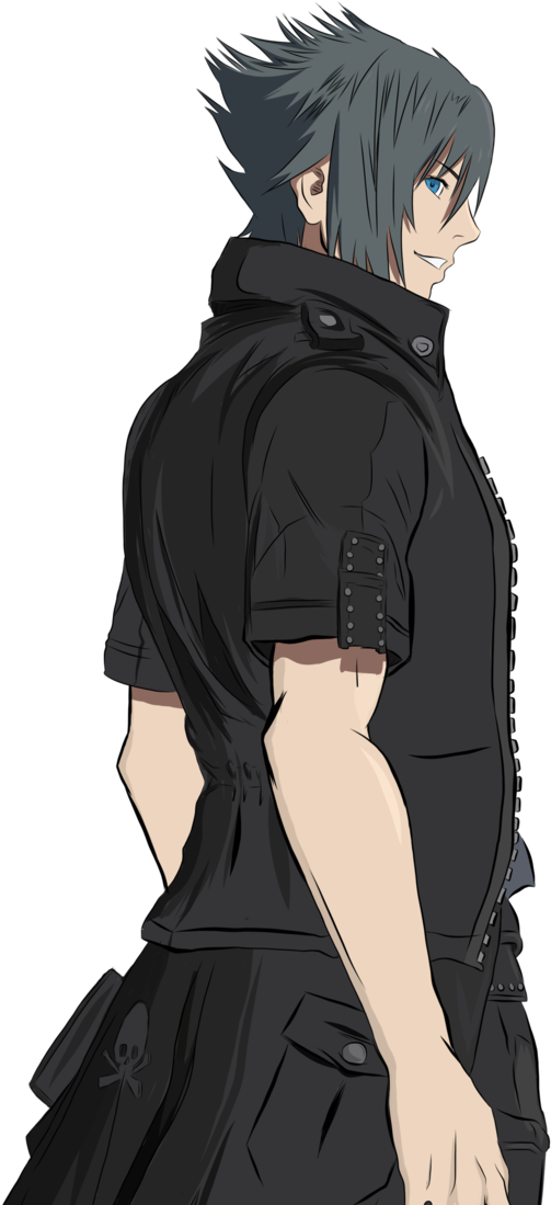 Noctis Lucis Caelum By Bleuwing-daddrh5 Final Fantasy - Final Fantasy Noctis Anime (723x1106), Png Download