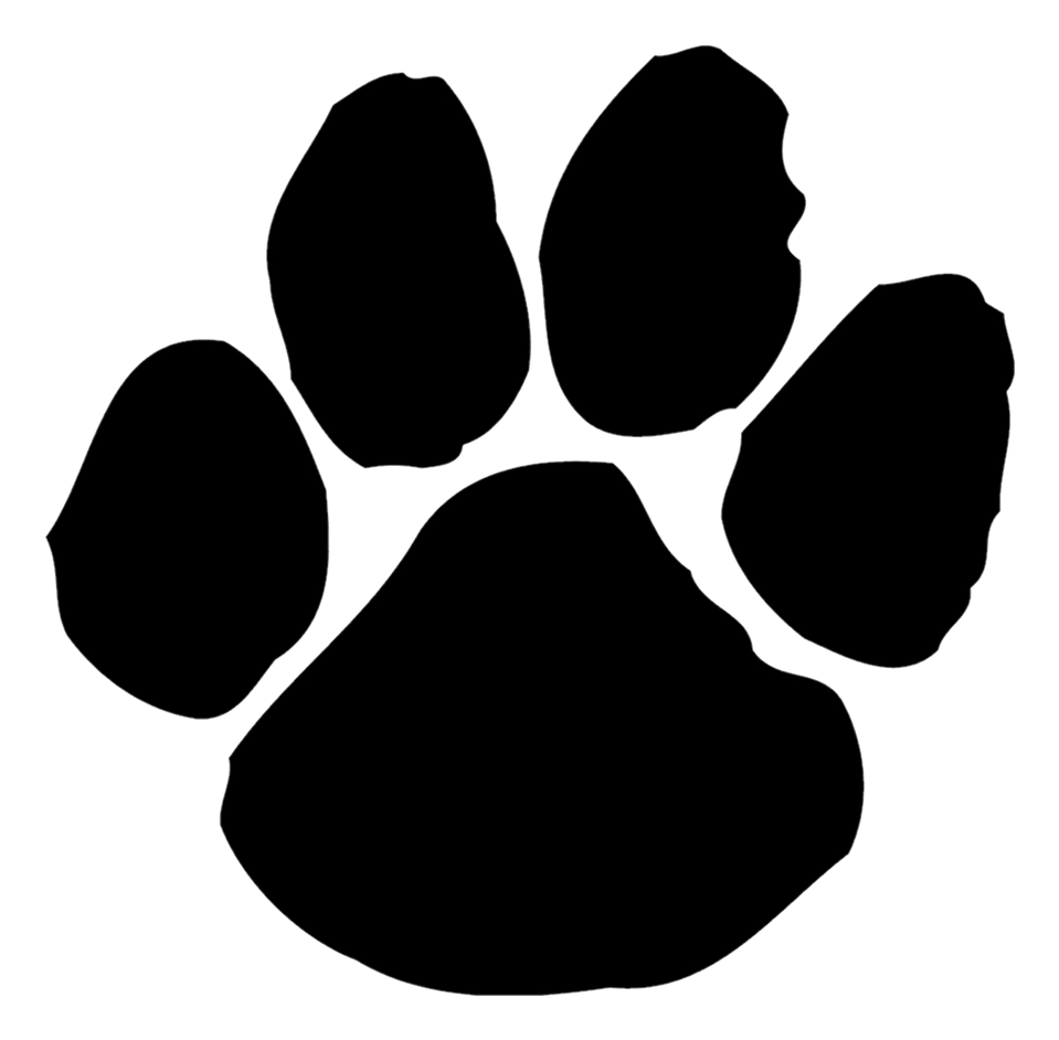 Southside Panthers - Tiger Paw Print Clipart (989x960), Png Download