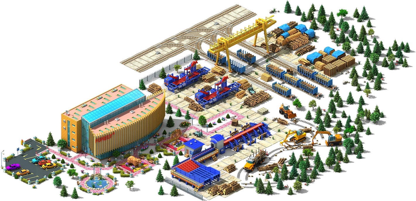 Timber Cutting Complex L2 - Lumber (1420x688), Png Download