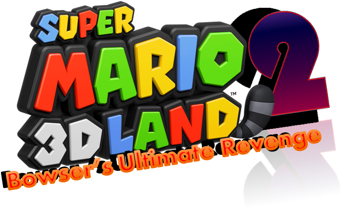 Sm3dl2 2nd Logo - Super Mario 3d Land Logo (979x966), Png Download