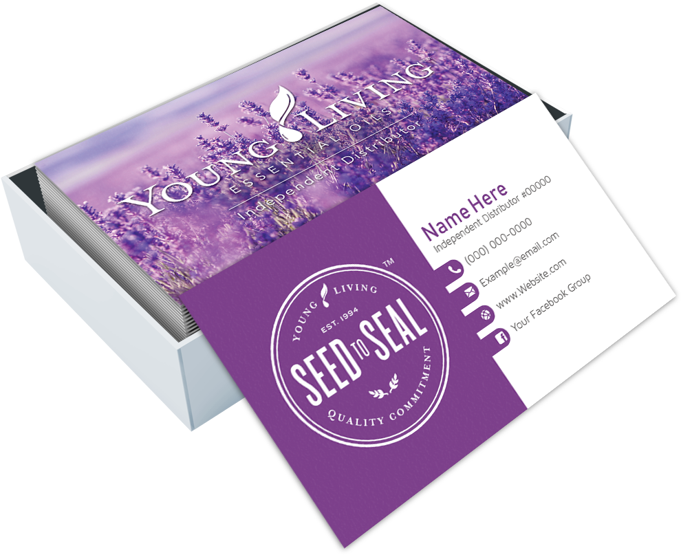 Young Living Business Card Design - Business Card (1006x850), Png Download