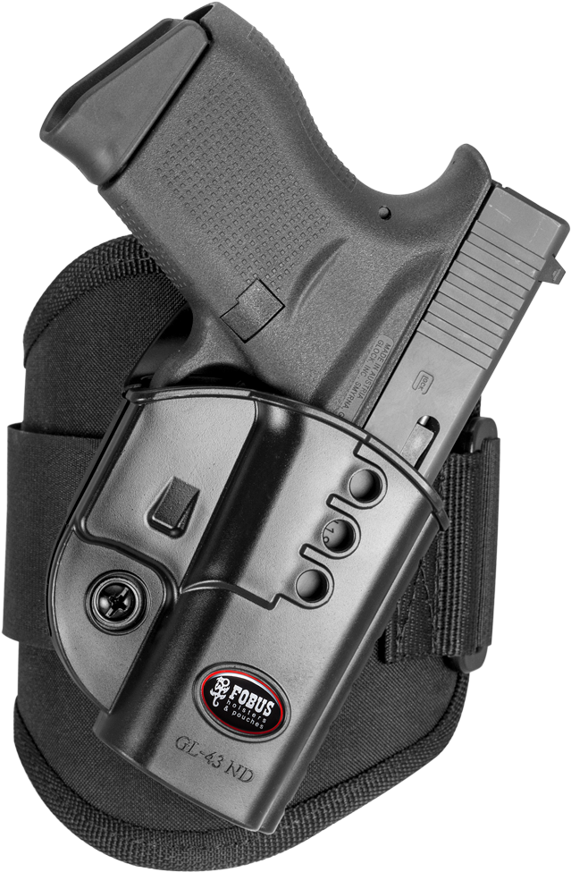 Next - Glock 43 Ankle Holster Fobus (667x1000), Png Download