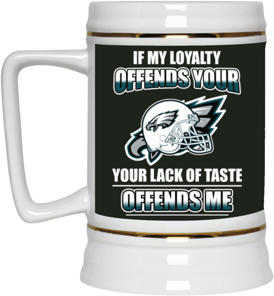 My Loyalty And Your Lack Of Taste Philadelphia Eagles - De Los Muertos (necklaces & Mugs) (1024x1024), Png Download
