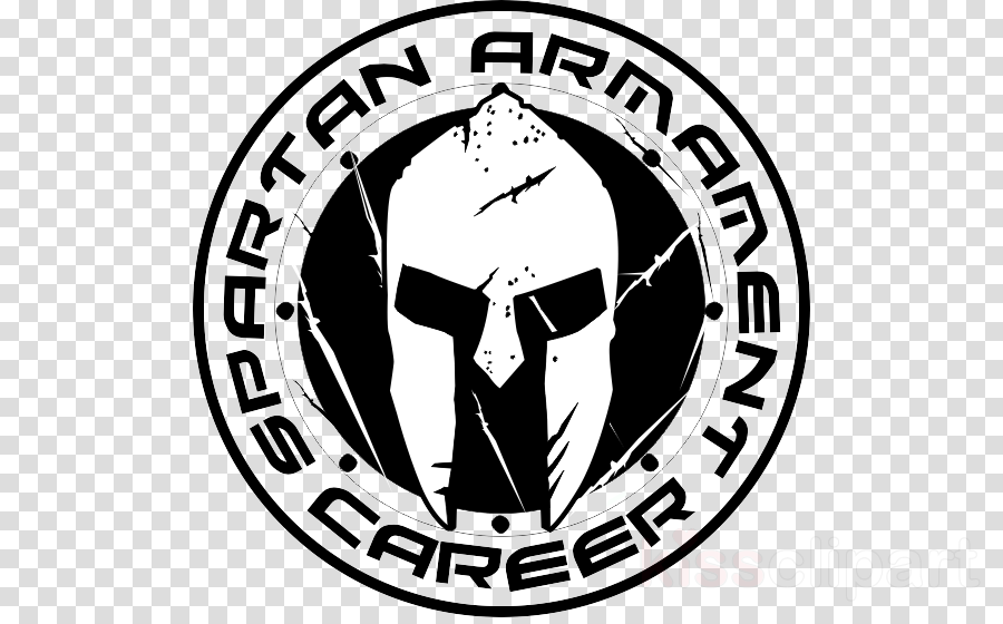 Spartan Armament Shield Clipart Spartan Army Weapon - Spartan Helmet Logo (900x560), Png Download