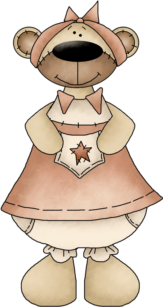 Teddy Bear * - Frühlings-bären · Rosiges Brown-kleid Grußkarte (551x1024), Png Download
