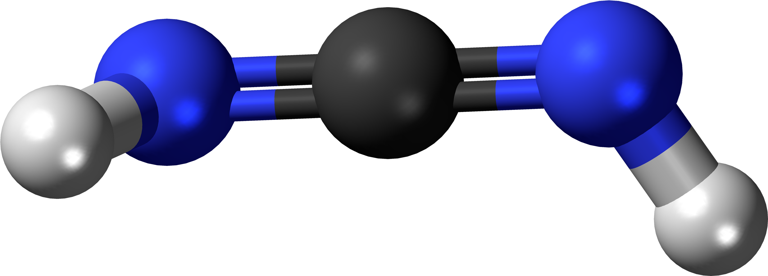 Cyanamide 3d Ball - Plastic (2583x1000), Png Download