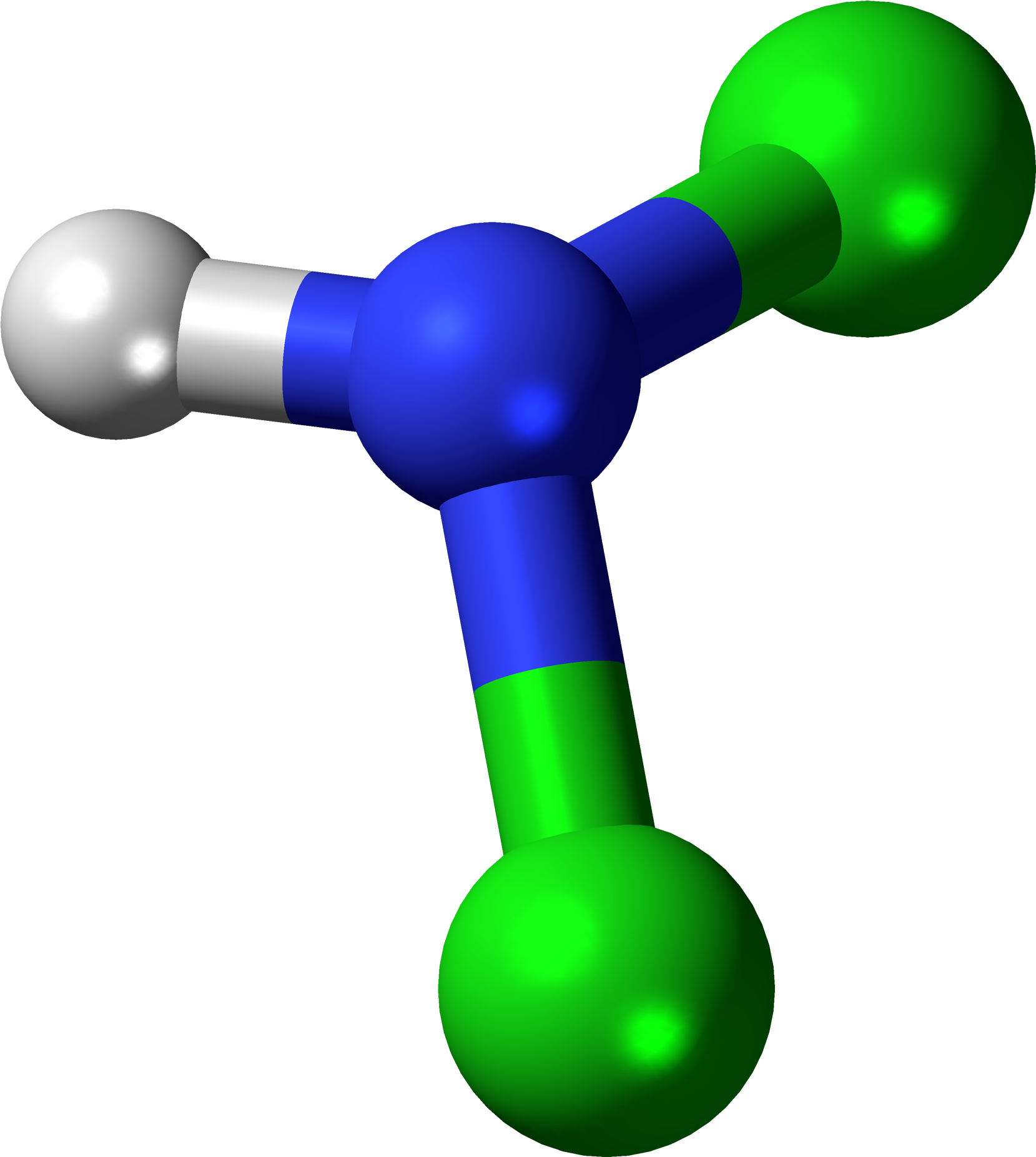 Dichloramine 3d Balls - Dichloramine (1806x2000), Png Download
