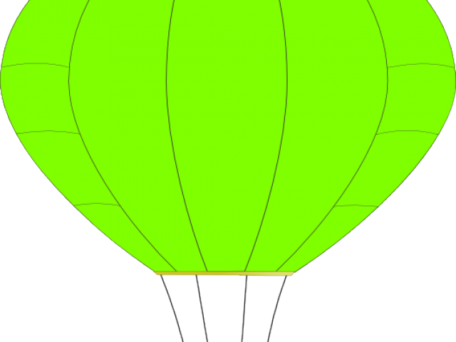 Hot Air Balloon Clipart Large - Hot Air Balloon (640x480), Png Download
