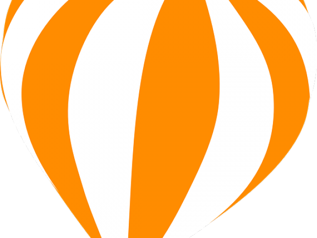 Hot Air Balloon Clipart Simple - Graphic Design (640x480), Png Download