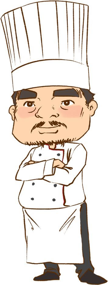 Businessman Clipart Justin Timberlake - Japan Style Chef Cartoon (500x979), Png Download