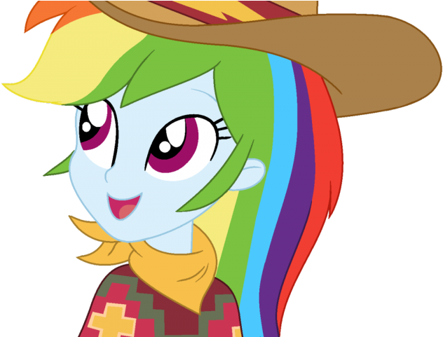 Cowboy Hat Clipart Cowboy Belt - Rainbow Dash Cowgirl (640x480), Png Download