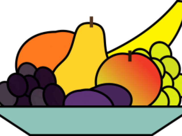 Strawberry Clipart Prutas - Fruit Bowl Clip Art (640x480), Png Download