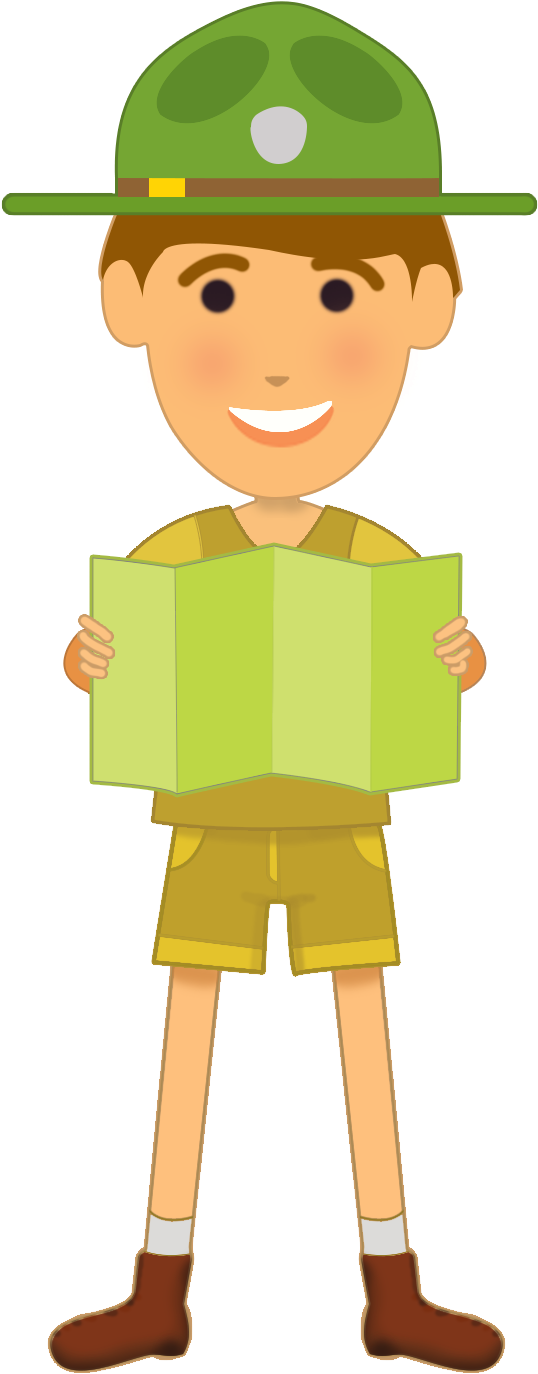 Forest Ranger Cliparts - Cartoon (2560x1504), Png Download