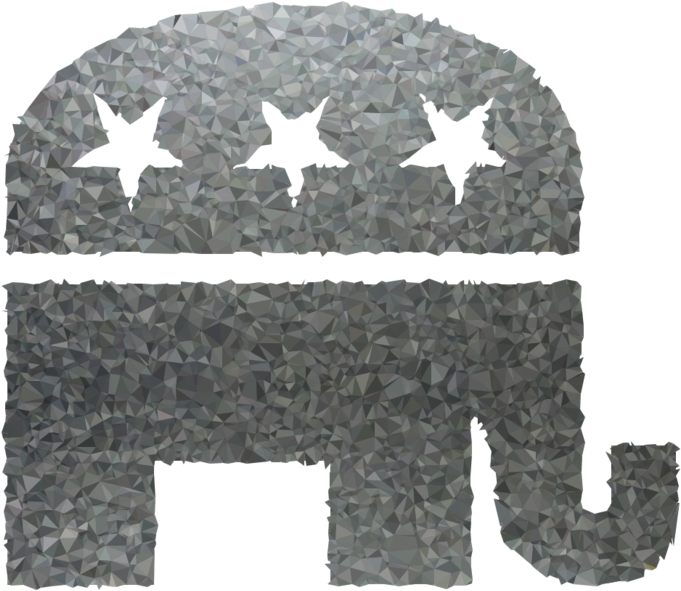 Republican Party Clipart Georgia Wisconsin Republican - Republican Democrat (900x900), Png Download