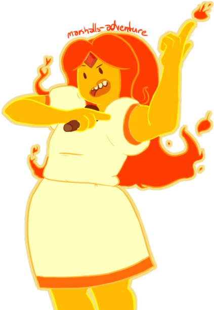 Clipart Flames Tumblr Transparent - Flame Princess Phoebe (500x620), Png Download