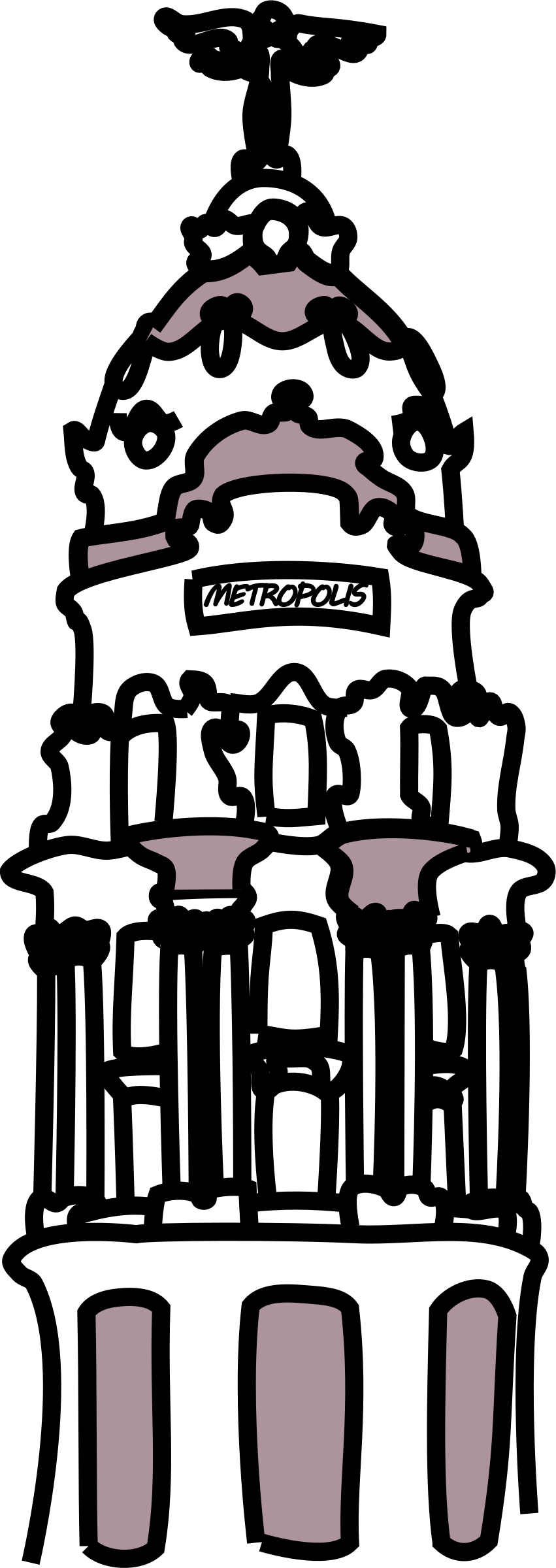 This Free Icons Png Design Of Etropolis Building Color (851x2400), Png Download