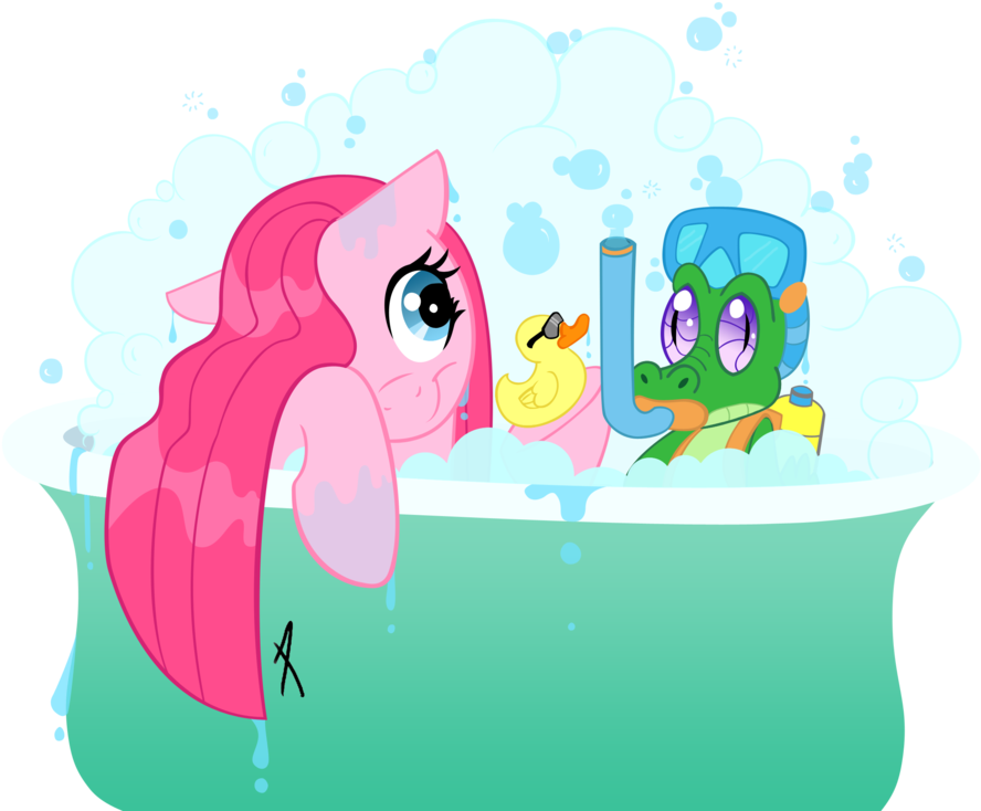 Theres An Alligator In The Tub By Kishmond On Clipart - There's An Alligator In The Tub (900x742), Png Download