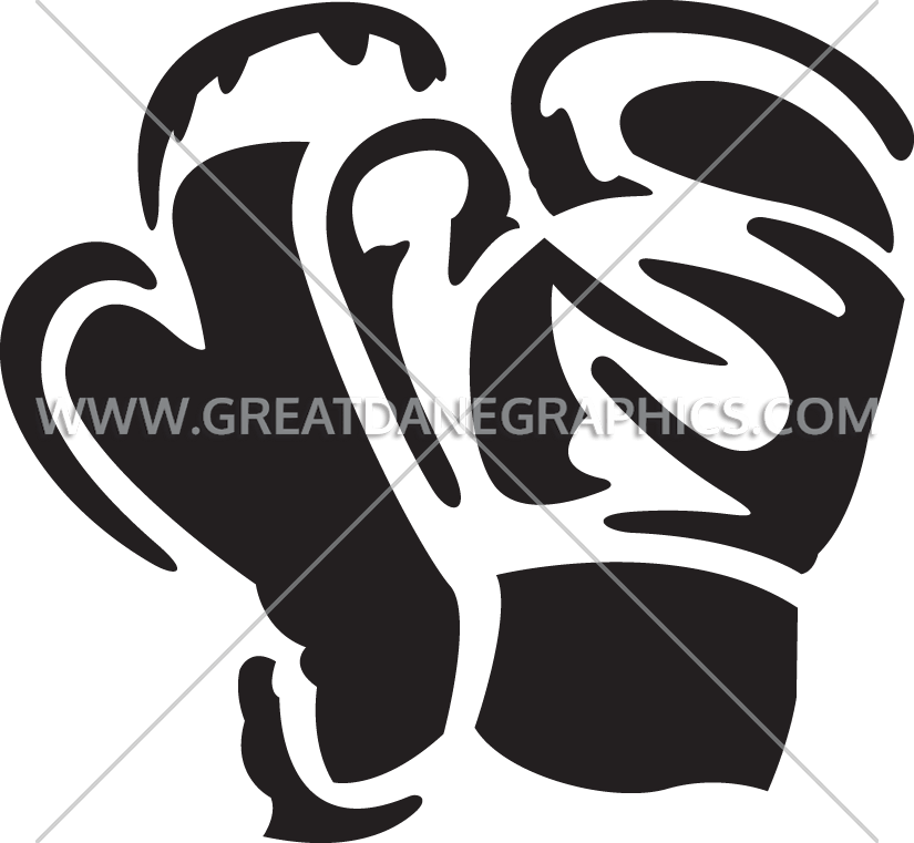 Graphic Black And White Download Boxing Gloves Clipart - Illustration (825x761), Png Download
