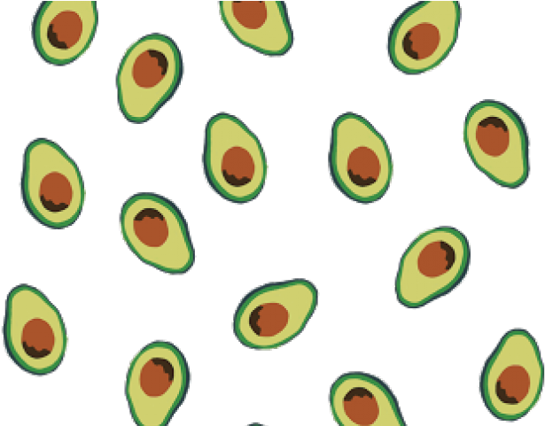 Avocado Background (640x480), Png Download