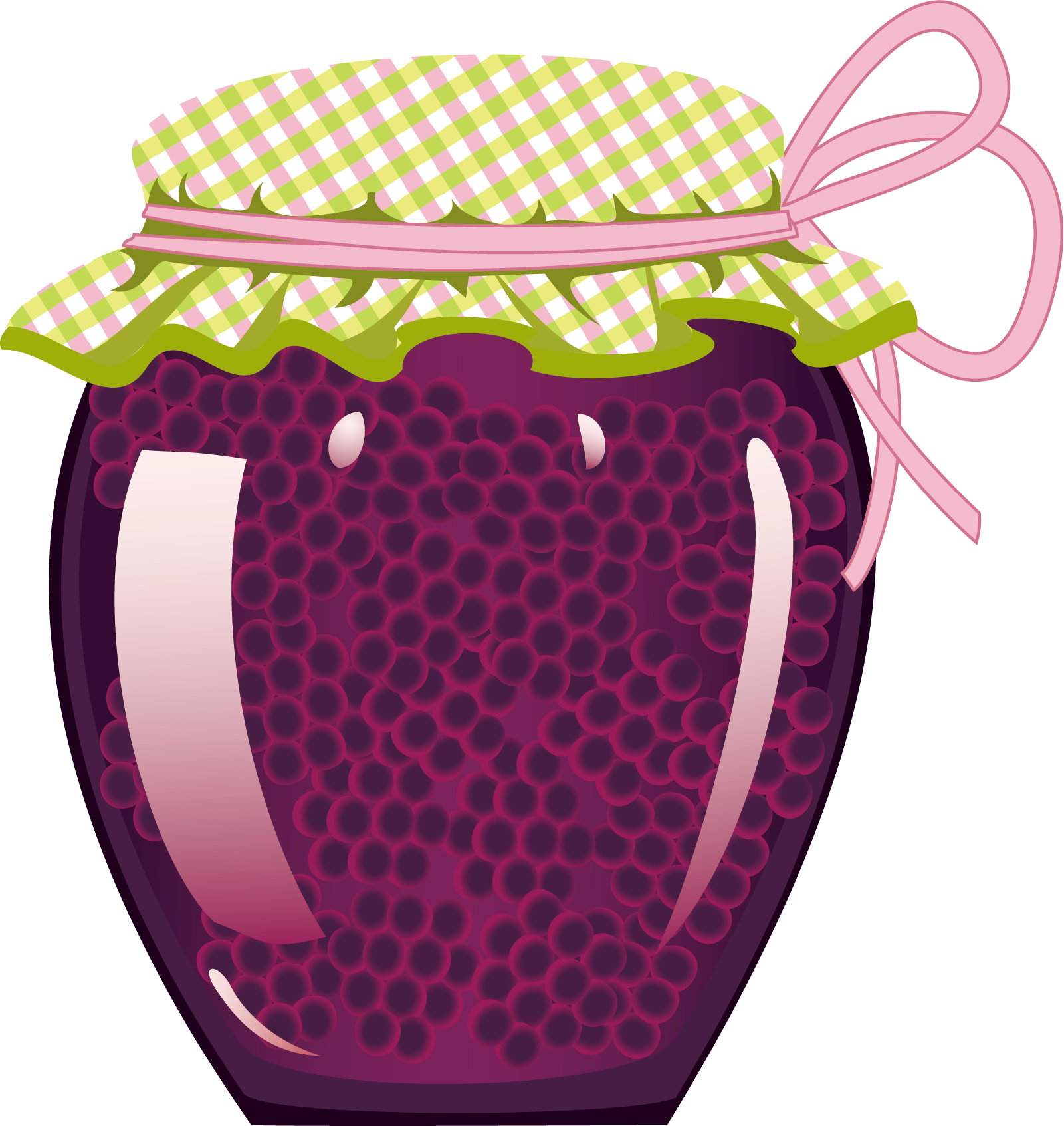 Picture Marmalade Fruit Preserves Clip Art Cartoon - Pot De Confiture Png (1601x1693), Png Download