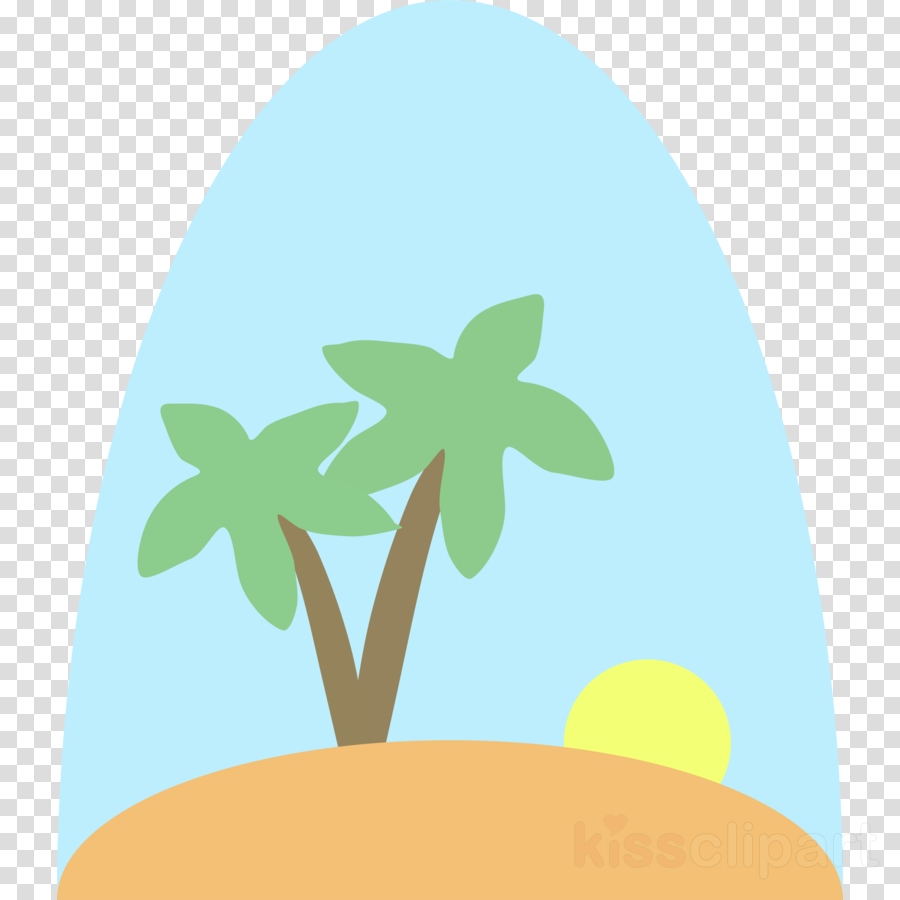 Simple Island Clipart Island Clip Art - Emojis De Whatsapp Png (900x900), Png Download