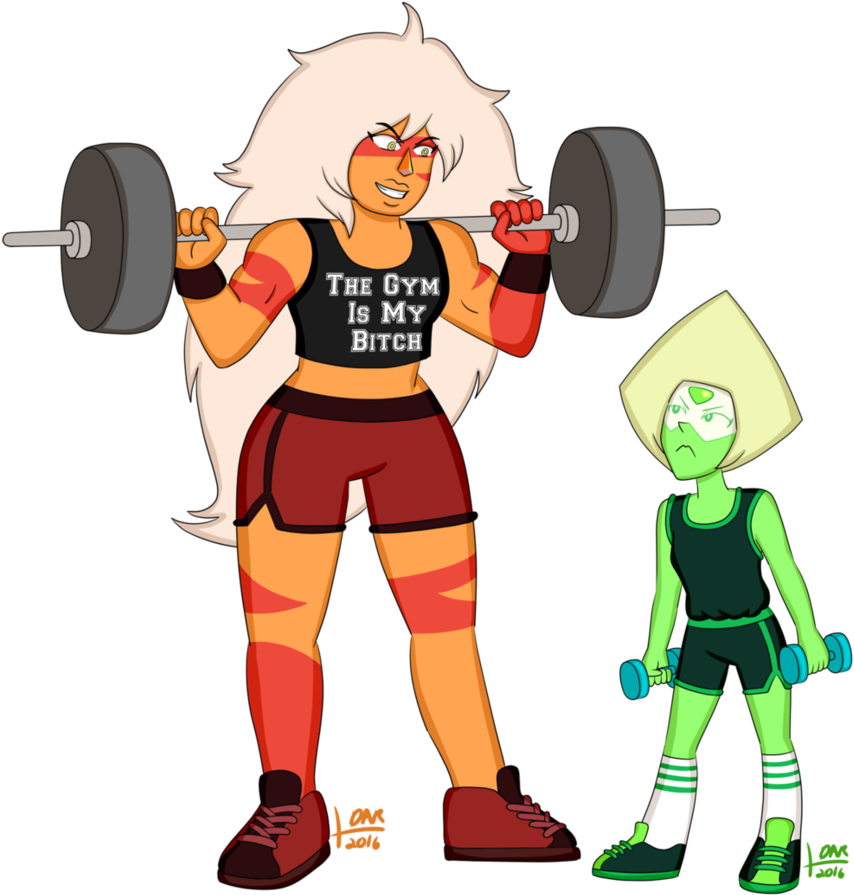 Png Royalty Free Download Weight Lifting Drawing At - Steven Universe Weight Lifting (886x902), Png Download