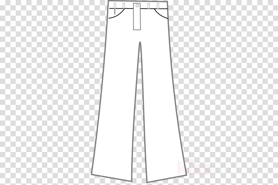 Black And White Picture Of Pants Clipart Pants White - Mobile Phone With Transparent Screen (900x600), Png Download