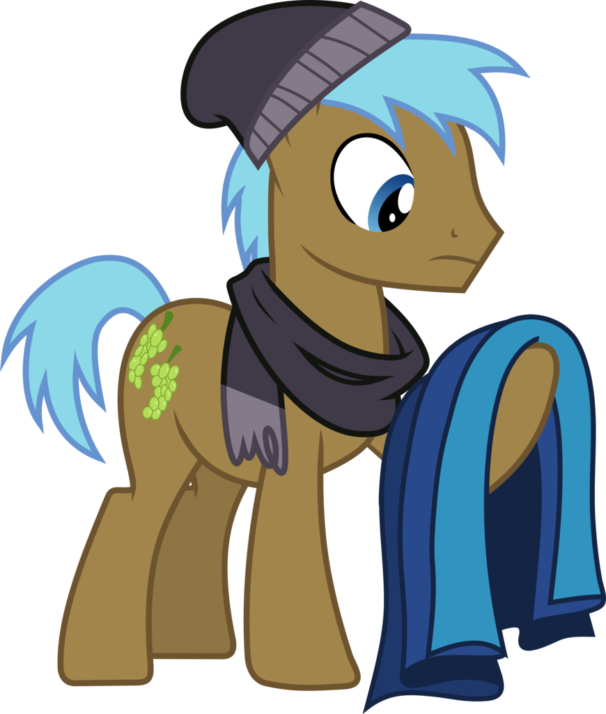 Vector Free Stock Artist Frownfactory Pony Beanie Clothes - Drawing (870x1024), Png Download
