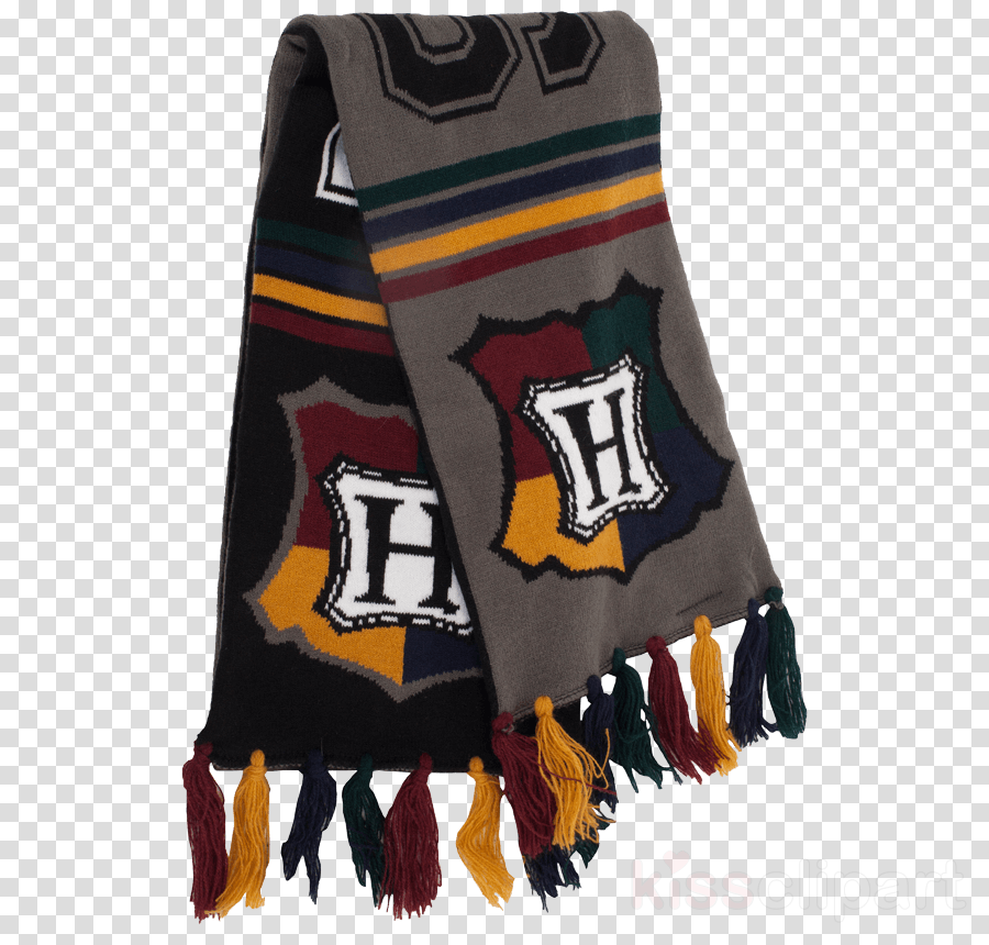 Hogwarts Knit Scarf Clipart Hogwarts School Of Witchcraft - Harry Potter - Hogwarts Reversible Knit Scarf (900x860), Png Download