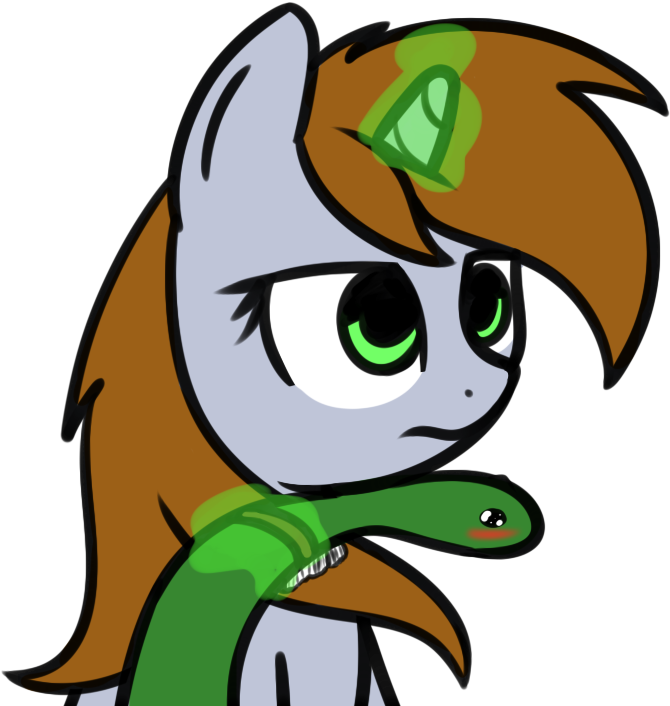 Neuro, Blushing, Brush, Brushing, Danger Noodle, Fallout - Danger Noodle Littlepip (836x761), Png Download