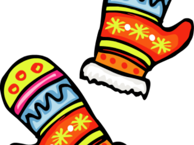 Scarf Clipart Warm Hat - Варежки Пнг (640x480), Png Download