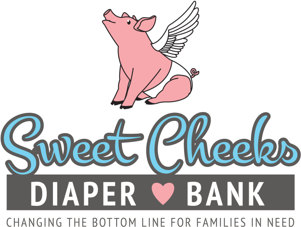 Diapers Clipart Diaper Drive - Sweet Cheeks Diaper Bank (1024x783), Png Download