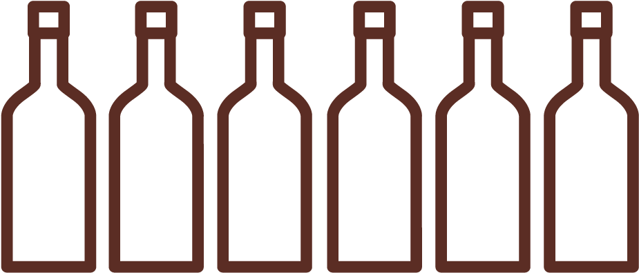 6 - Glass Bottle (1031x417), Png Download