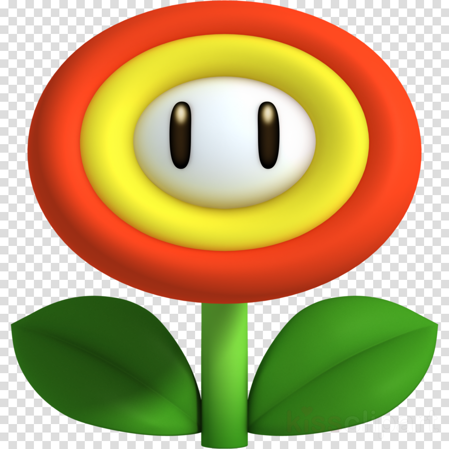 Download Fire Flower Mario Clipart New Super Mario Bros - Mario Flower