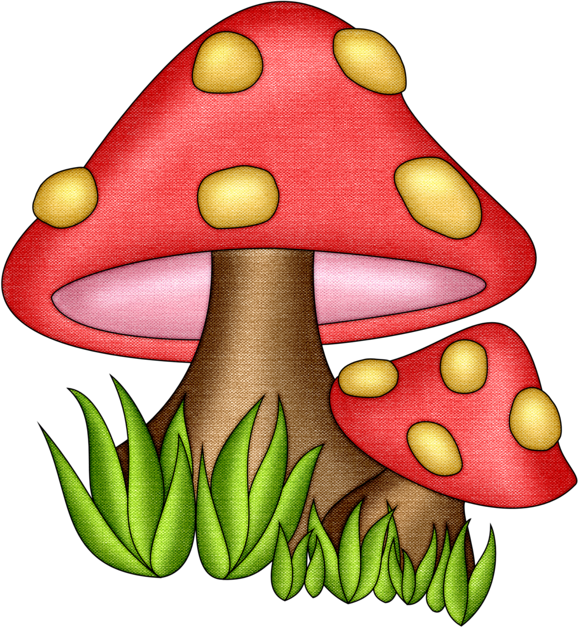 Фото, Автор Andy-video На Яндекс - Mushrooms Clipart (1190x1280), Png Download