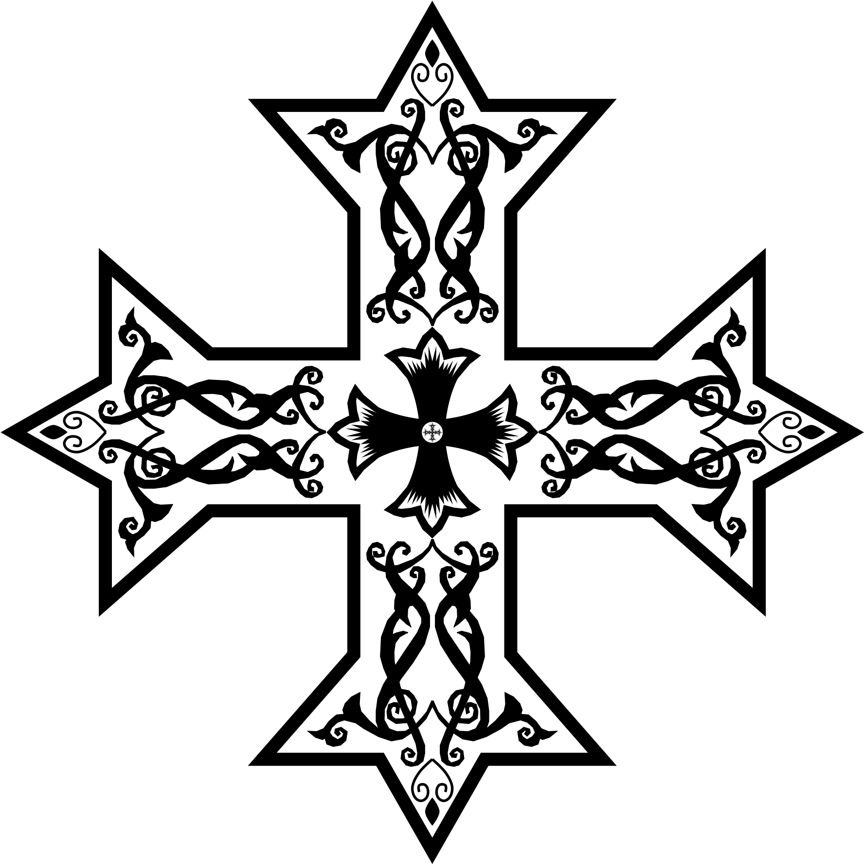Download Open - Coptic Cross Tattoo Designs PNG Image with No Background - Download Open - Coptic Cross Tattoo Designs PNG Image with No Background -