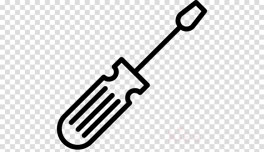 Screwdriver Outline Icon Clipart Screwdriver Computer - Barley Grains Clipart Black And White (900x520), Png Download