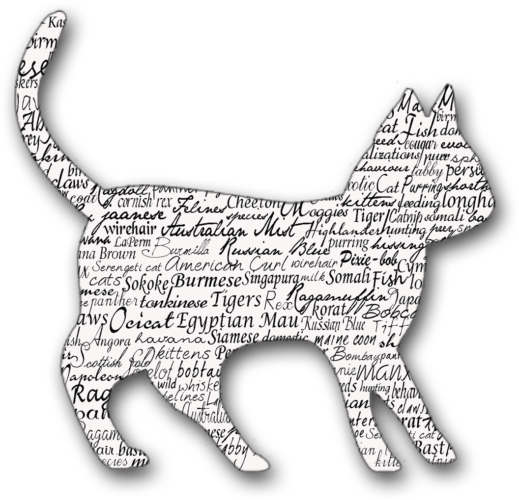Cat Outline (1148x1101), Png Download