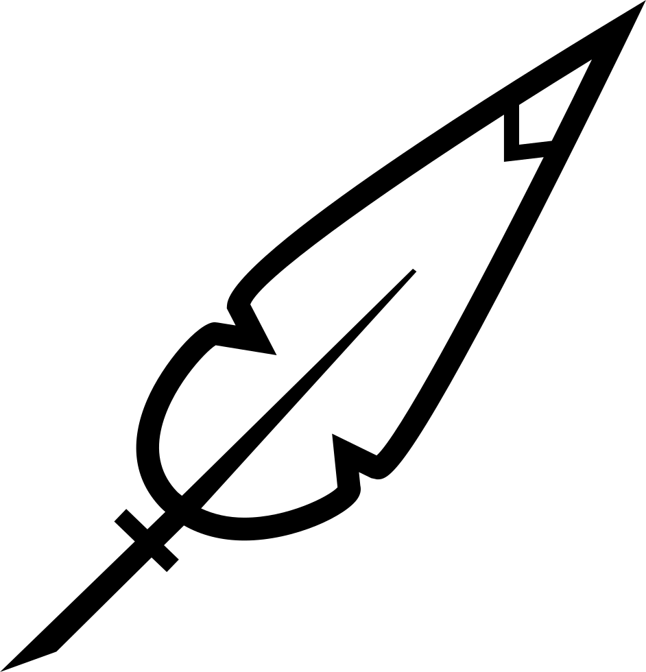 Feather Outline Comments - Outline Of Feather (942x980), Png Download