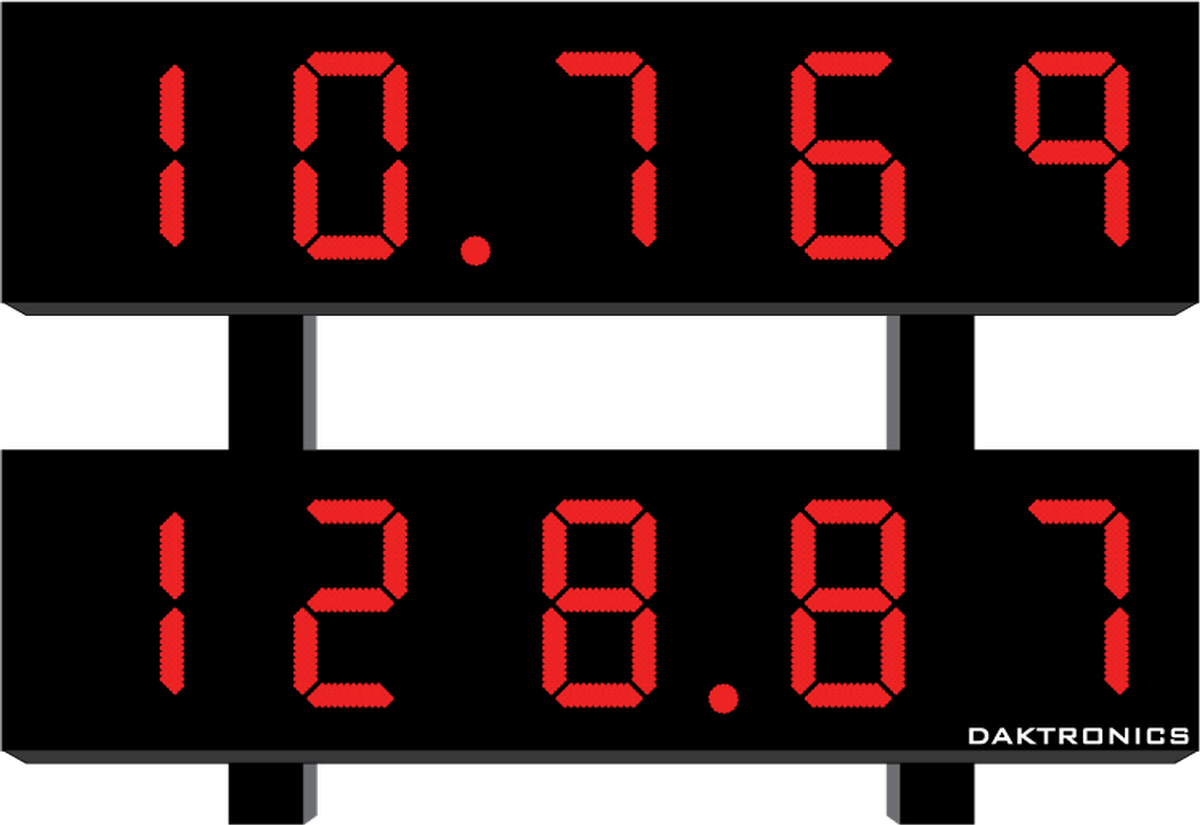 36" Two-line Drag Racing Display - Xiao Ai Smart Alarm Clock (1200x825), Png Download