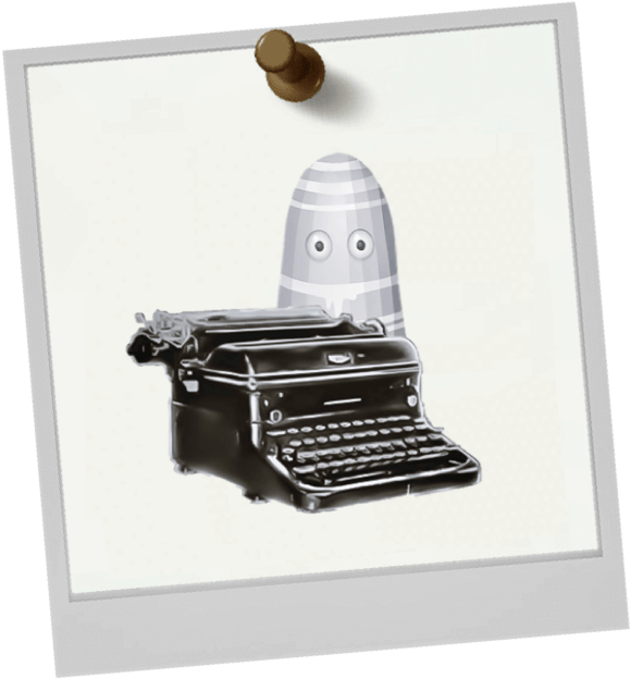 Ghosts With Typewriters Polaroid - Still Life Photography (620x678), Png Download