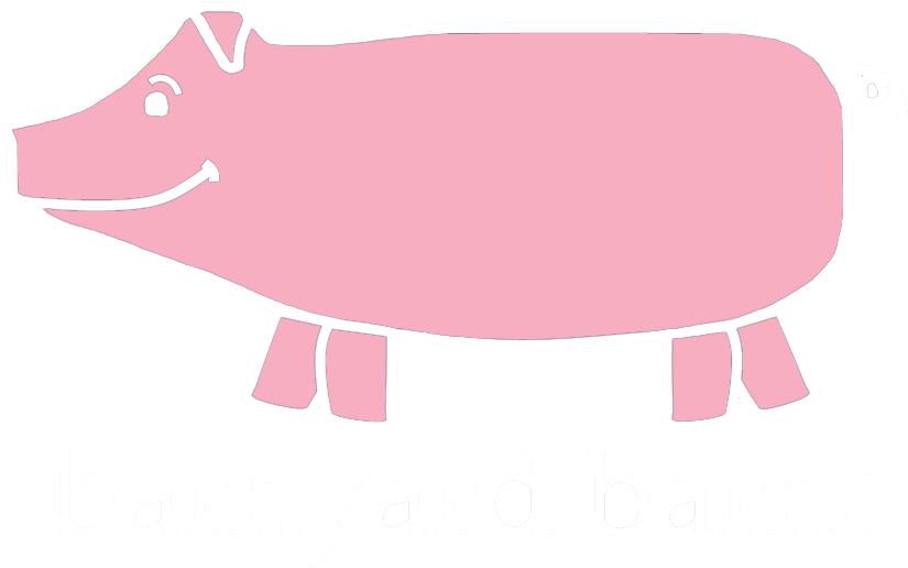 Barnyard Barns Pink Pig White Outline (1000x630), Png Download