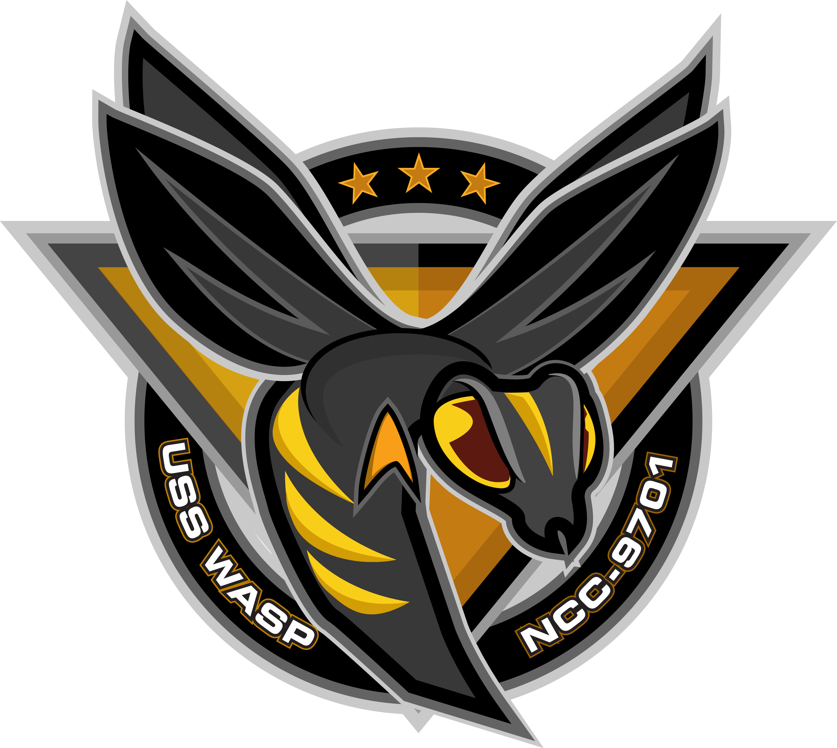Wasp Vector Bee Mascot Svg Transparent - Logo Hornet (3548x3173), Png Download