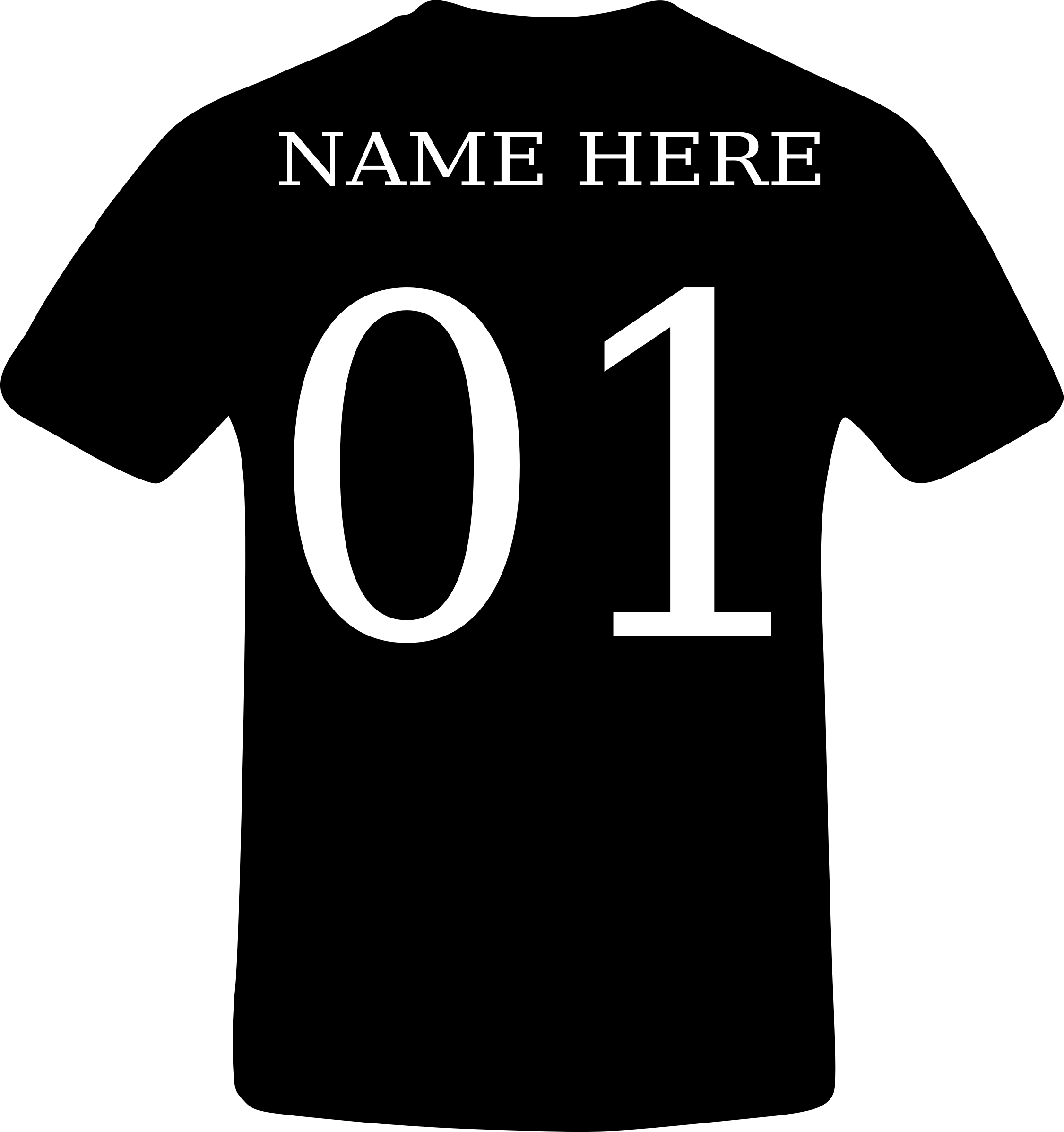 Jersey Numbers Png Svg Download - Sax In The City Shirt (2251x2394), Png Download