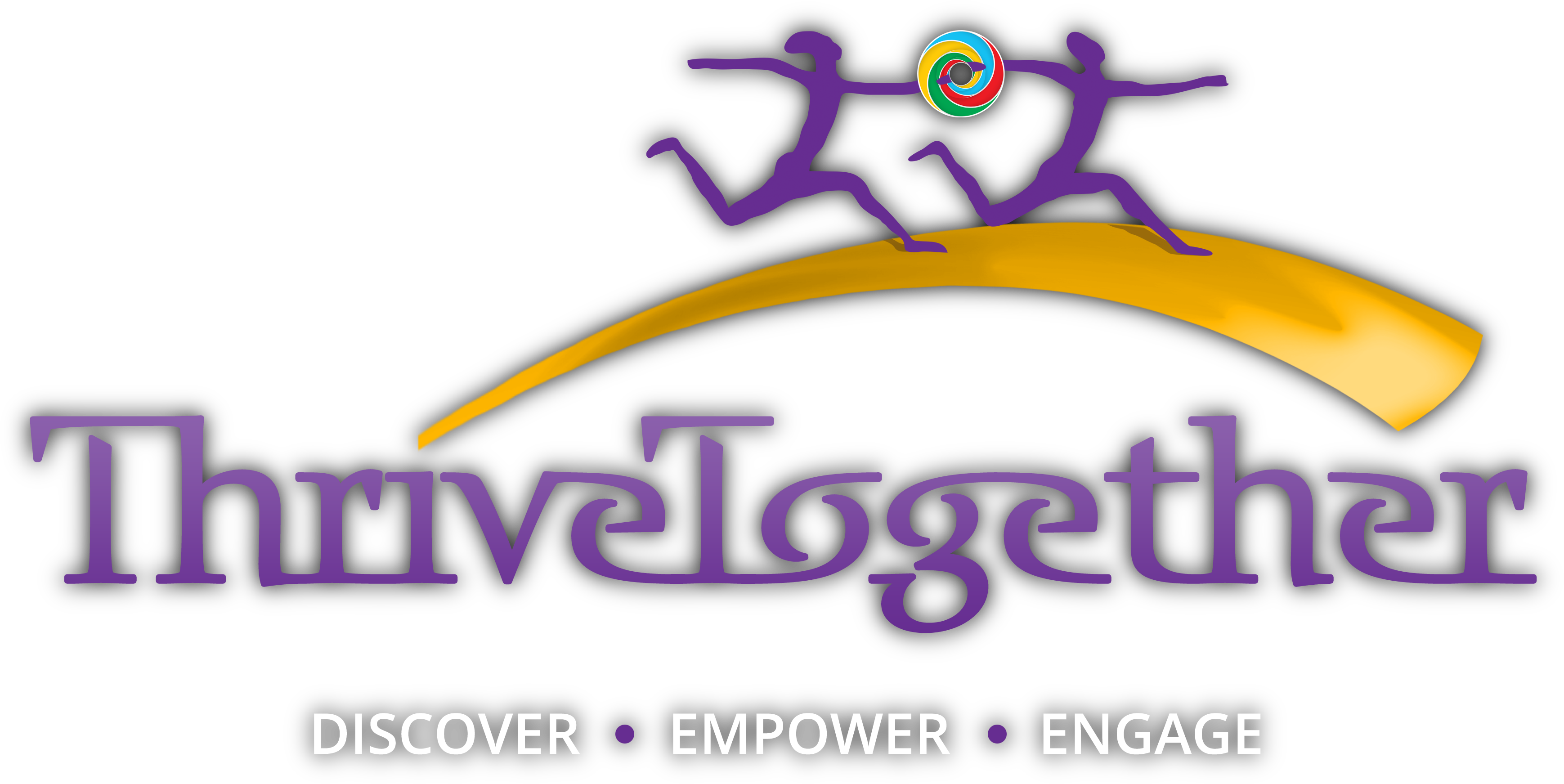 Thrive Together Black Shine - Thrive Together (3477x1743), Png Download