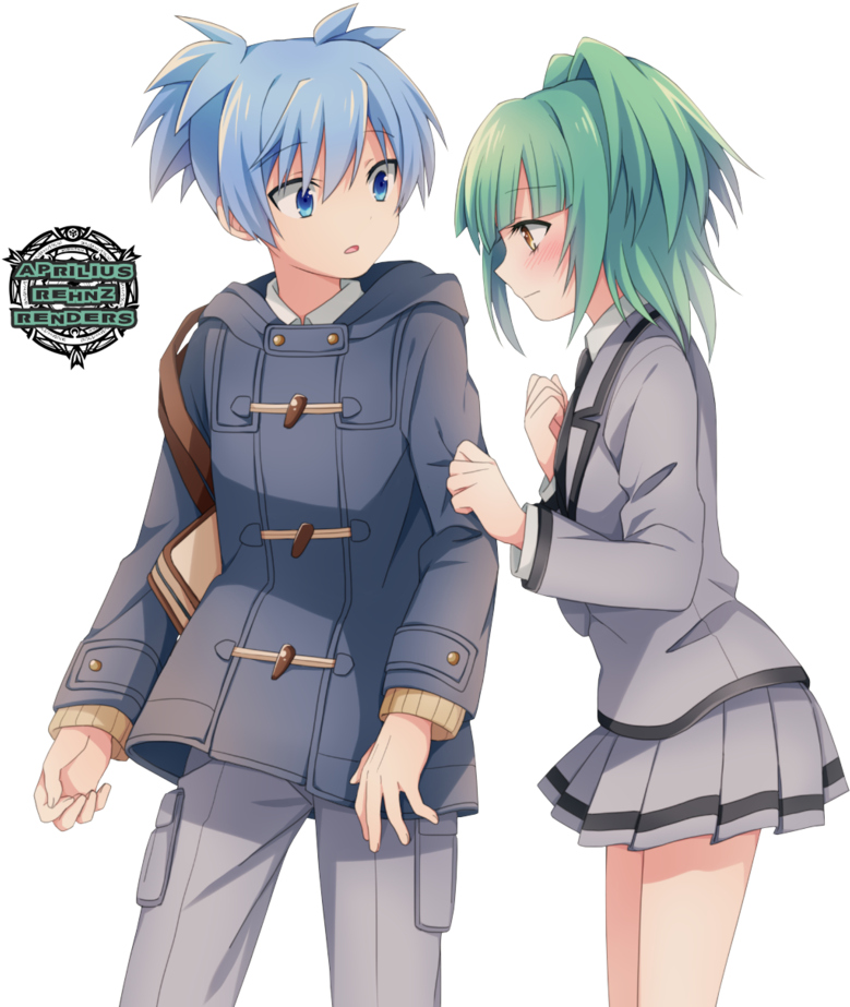 Nagisa X Kaede By Apriliusrehnzzz Classroom Pictures, - Nagisa X Kayano Assassin Classroom (830x962), Png Download
